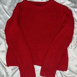 Cable knit sweater